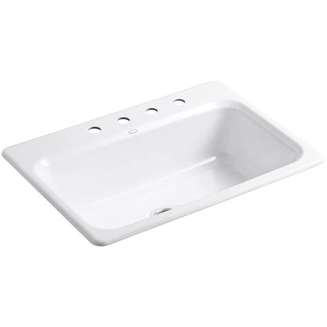 Maybe you would like to learn more about one of these? KOHLER Bakersfield Drop-In Cast Iron 31 in. 4-Hole Single ...