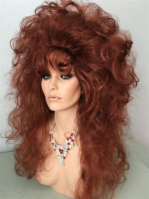 Stunning Drag Queen Wig In Auburn Shades