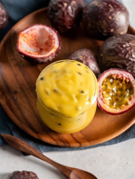 Easy Passion Fruit Curd Recipe With Fresh Passion Fruit