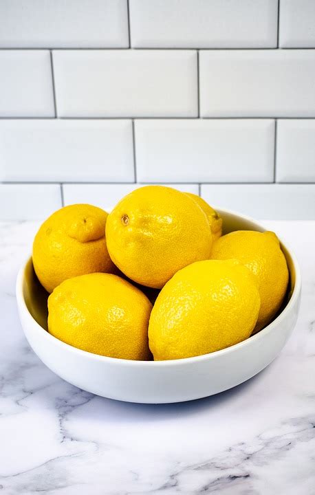 Lemons Fruits Bowl Free Photo On Pixabay