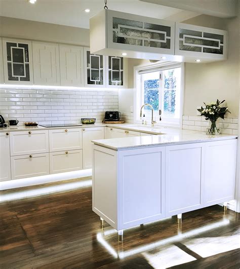 Beautiful White Kitchen With A Mix Of Contemporary And Traditional Feel