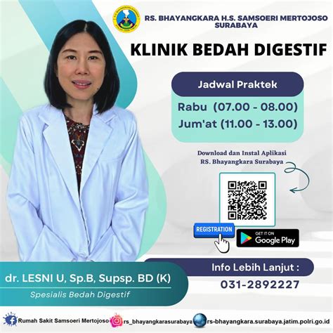 Jadwal Praktek Dokter RS Bedah Surabaya
