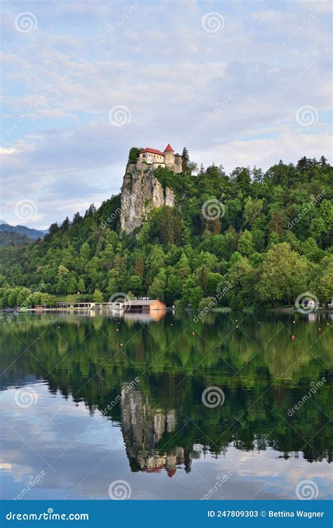 Iconic Bled Scenery Boats At Lake Bled Slovenia Europe Wooden Boats