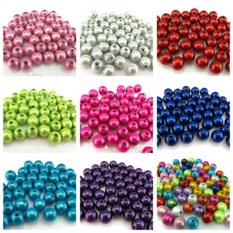 25 Or 100 10mm 3d Illusion Miracle Round Acrylic Beads For Jewellery Making Ebay
