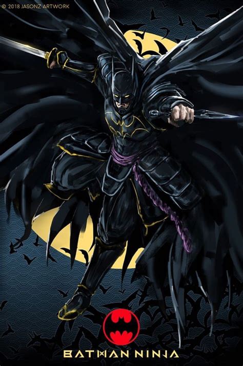 Batman Ninja Bruce Wayne Batman Canvas Art Batman Painting Batman