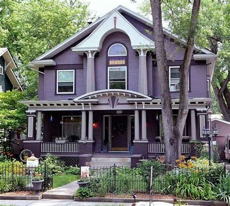 I Love Purple Purple Home House Colors Victorian Homes