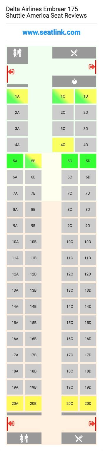 American Airlines Embraer Seating Chart