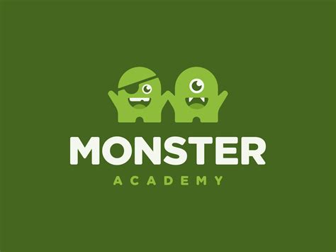 Monster Academy By Dalius Stuoka Logo Designer On Dribbble
