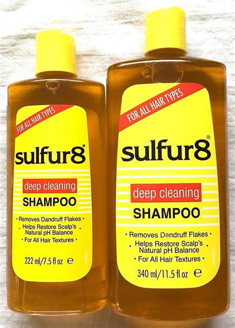 Sulfur 8 Deep Cleaning Shampoo 340 Ml Afro Cosmetic Shop