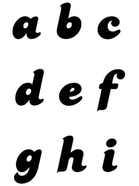Molde De Letras Minusculas Caligraphy Font Lettering Alphabet Fonts