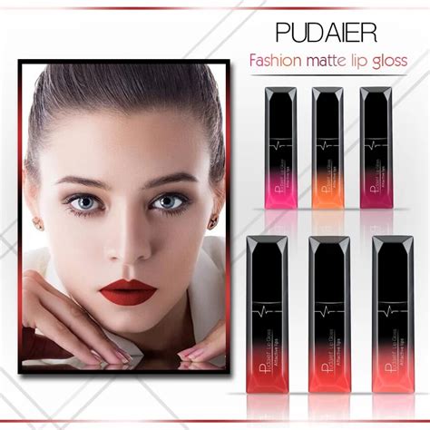 Buy Pudaier Waterproof Matte Velvet Glossy Lip Gloss