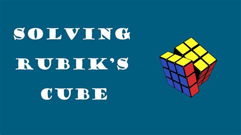 Solving Rubiks Cube 3x3x3 Accelerated Youtube