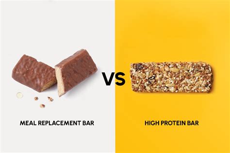 Protein Bar Vs Meal Replacement Bar Shake That Weight