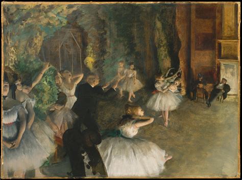 Edgar Degas The Rehearsal Of The Ballet Onstage The Metropolitan