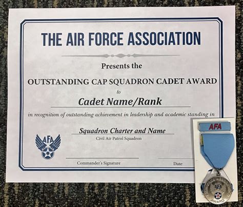Air Force Association Award Civil Air Patrol