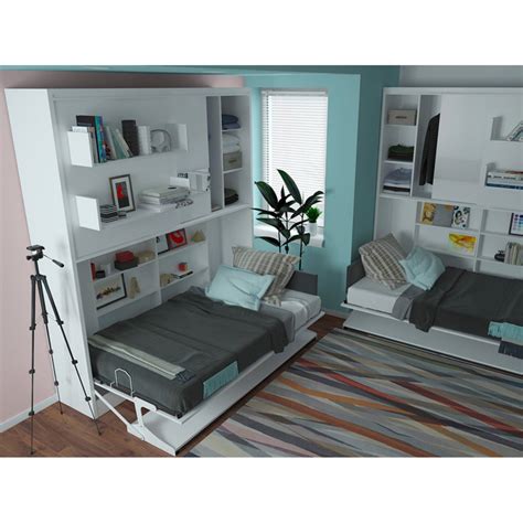 Letto singolo a scomparsa bianco con cassetti ikea. Multimo Parete Letto T Wall Bed System with Table - A214TWHITE in 2019 | Twin wall bed, Twin ...