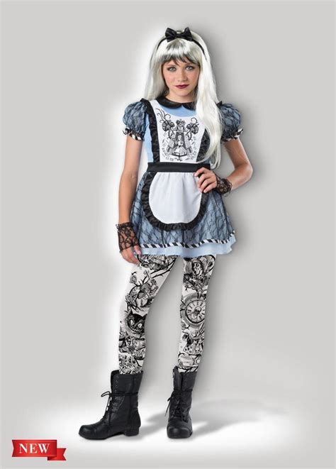 Tween Girls Malice In Wonderland Costume Size Small 8 10