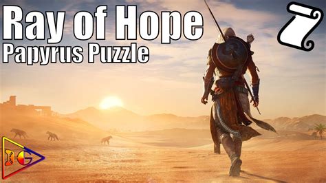 Assassins Creed Origins Papyrus Puzzle Ray Of Hope YouTube