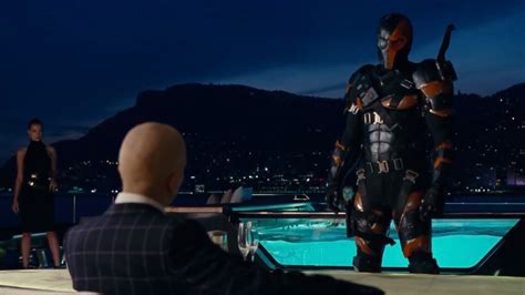 Justice League 2017 Post Credits Scene Lex Luthor And Deathstroke