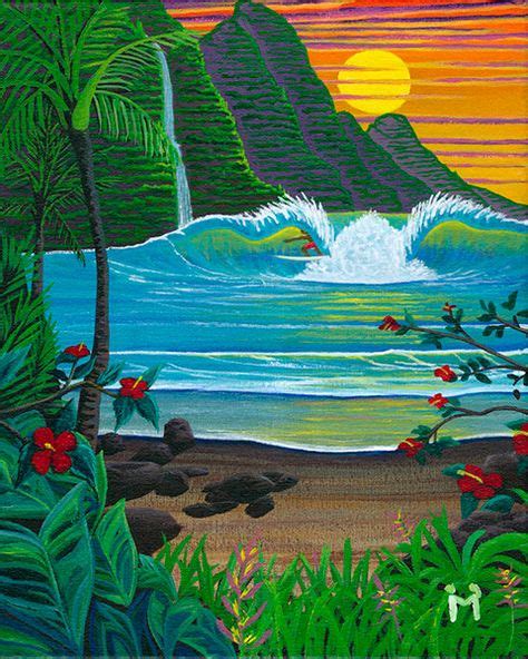 1233 Best Hawaiian Islands Images Caribbean Art Art Hawaiian Art
