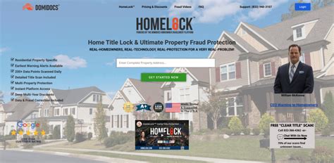 What Is Domidocs Homelock Best Home Title Protection Services