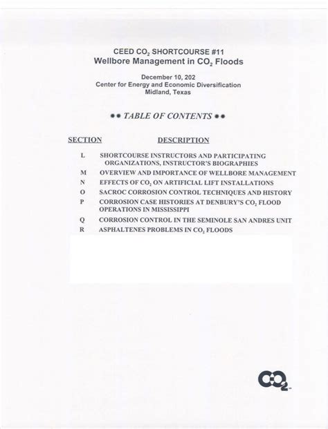 2002 ceed co2 flooding short course “wellbore management in co2 floods” co2 conference