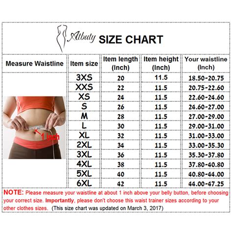 Healthy Waist Size Chart Size Guide Doyoueven To Measure Your