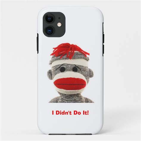 Funny And Cute Sock Monkey I Phone 5 Case Zazzle