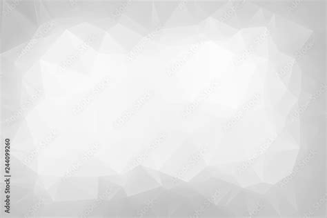 High Resolution Light Gray Colored Airy Polygon Mosaic Vector