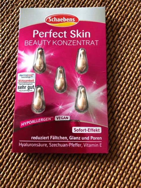 Schaebens Perfect Skin Beauty Konzentrat Vegan German New 5 Capsules Ebay