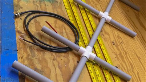 how to build a 2 meter four element folded dipole tape measure yagi antenna part 1 youtube