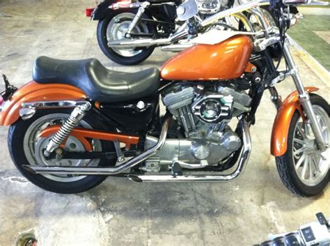 Xlh883 deluxe, twin seat, tachometer, buckhorn bars, and spoke wheels (vs single seat, speedometer only. 2003 Harley-Davidson SPORTSTER 883 for sale on 2040motos