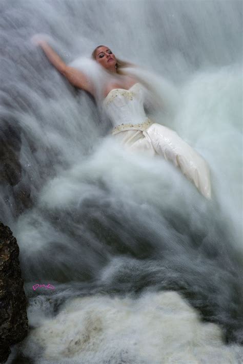 Trash The Dress Waterfall Photo Shoot Photos By Dndimages Waterfall