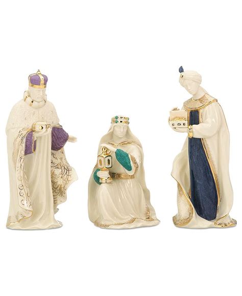 Lenox First Blessing Nativity Three Kings Figurine Set And Reviews Home