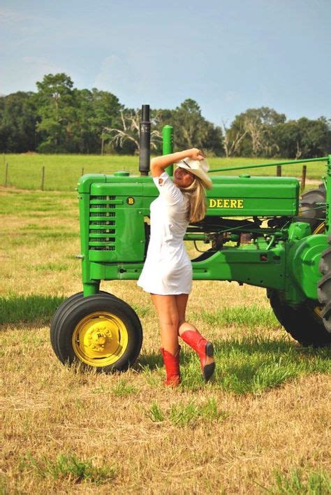 73 Tractor Girls Ideas Country Girls Tractors Hot Country Girls