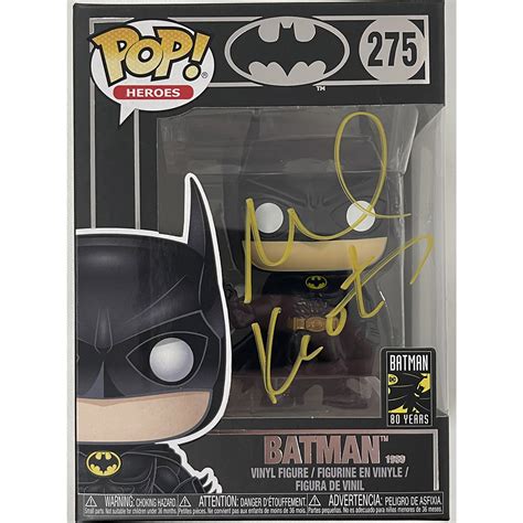 Michael Keaton Batman Batman 1989 275 Autographed Funko Pop Vinyl
