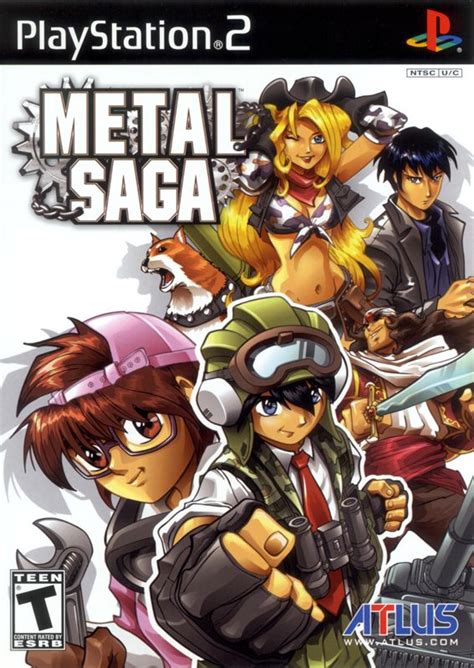 Metal Saga 2005 Playstation 2 Box Cover Art Mobygames