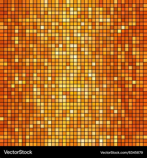 Orange Mosaic Background Royalty Free Vector Image