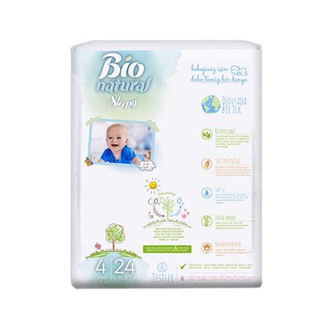 Sleepy Bio Natural Baby Diapers Maxi Size 4