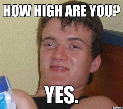 10 Guy How High Are You How High Are You Memes 10 Guy Meme