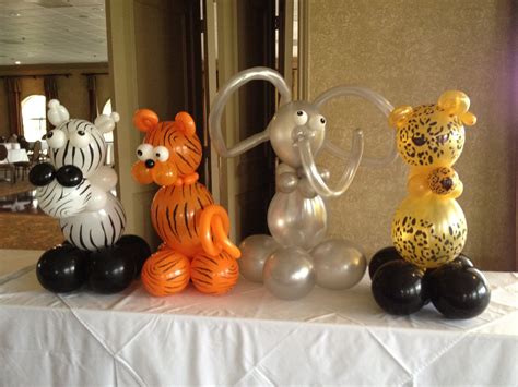 Free standard shipping with $49 orders. Jungle theme balloon characters | Bar mitzvah, Safari ...
