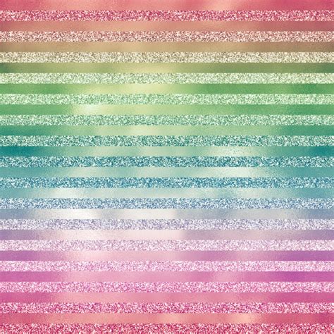 Ombre Glitter Stripes 12x12 Patterned Vinyl Sheet Icraftvinyl
