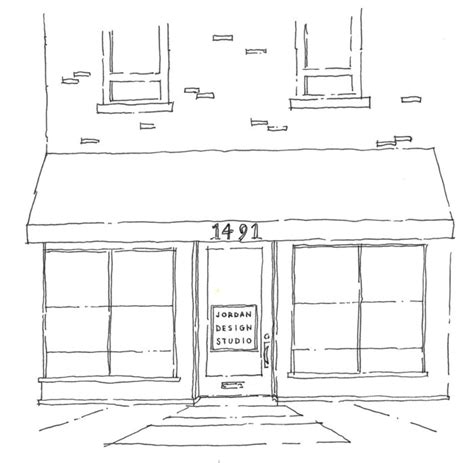 Storefront Drawing Jordan Design Studio