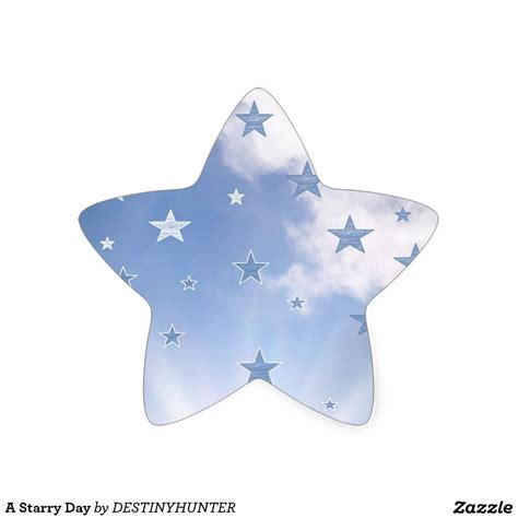 A Starry Day Star Sticker Star Stickers Print Stickers