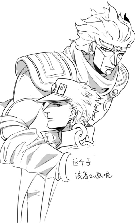 Kujo Jotaro And Star Platinum Jojo No Kimyou Na Bouken And 1 More