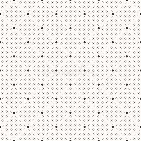 Seamless Dots Pattern Polka Dot Print Stock Illustration