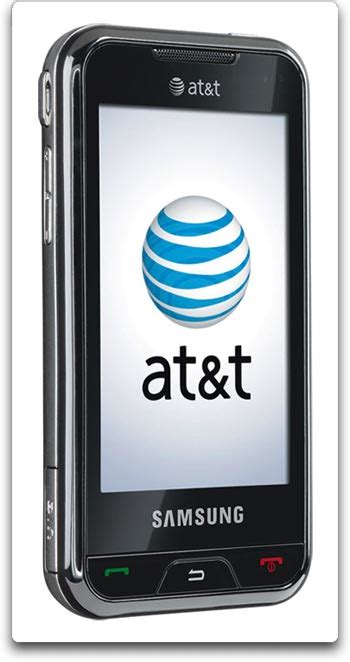 Samsung Eternity A867 Phone Black Atandt Cell Phones