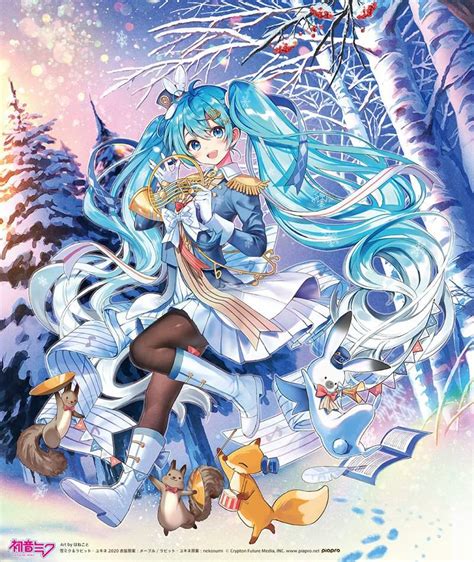 Snow Miku 2020 Website Theme Song And More Info Vocaloid Amino