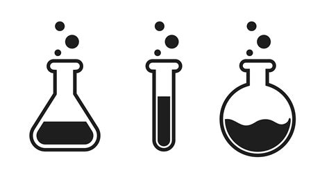 Liquid Test Tube Icon In The Science Laboratory Vector Art At Vecteezy
