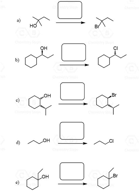 Alcohol Reactions Practice Problems Chemistry Steps